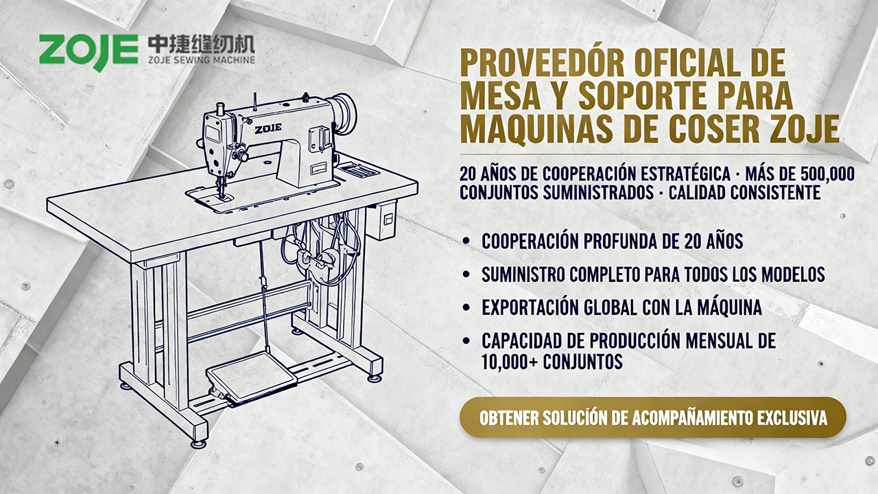 Proveedor designado de mesas y bastidores para máquinas de coser ZOJE - Soluciones profesionales durante 20 años